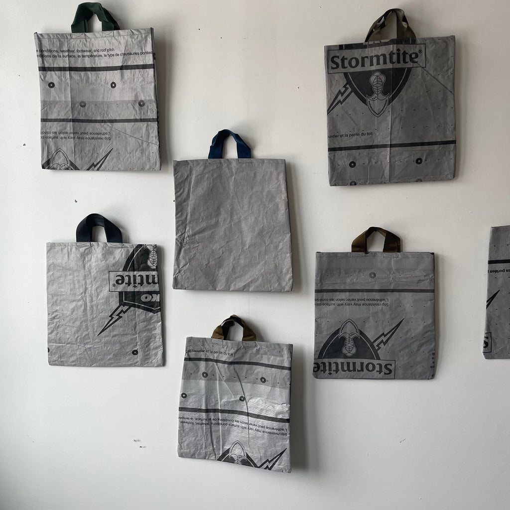 Vintage Recycled Material Shoulder Bag – Upstate MN