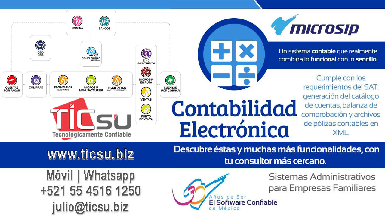 Contabilidad Electrónica Microsip - TICSU