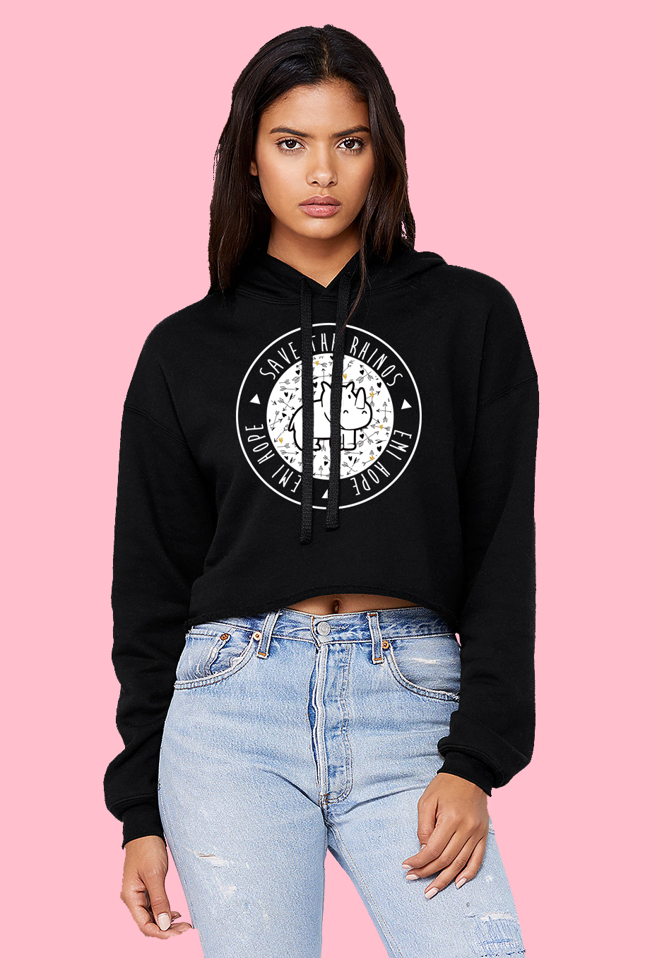 extra crop hoodie