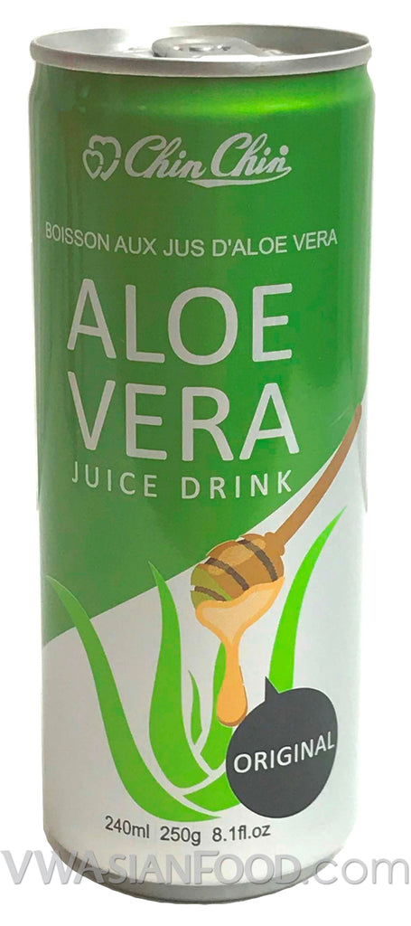 Aloe Juice Product Chin Chin Aloe  Vera Juice  Drink Original 8 oz 24 Count 