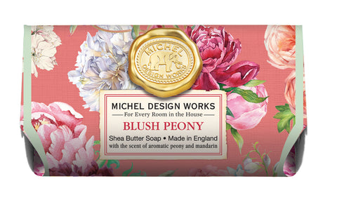Grand savon en barre Blush Peony par Michel Design Works