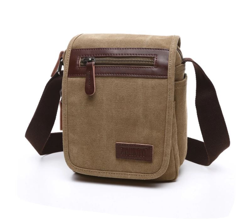 Canvas Messenger Bag - Small/Medium – Jax Bags