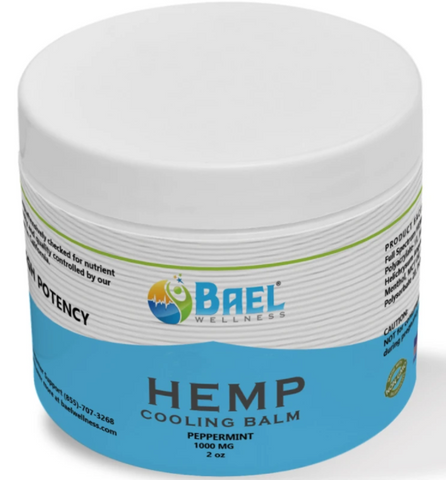 Premium hemp seed infused soothing balm