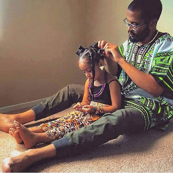 Father and Daughter Dashiki