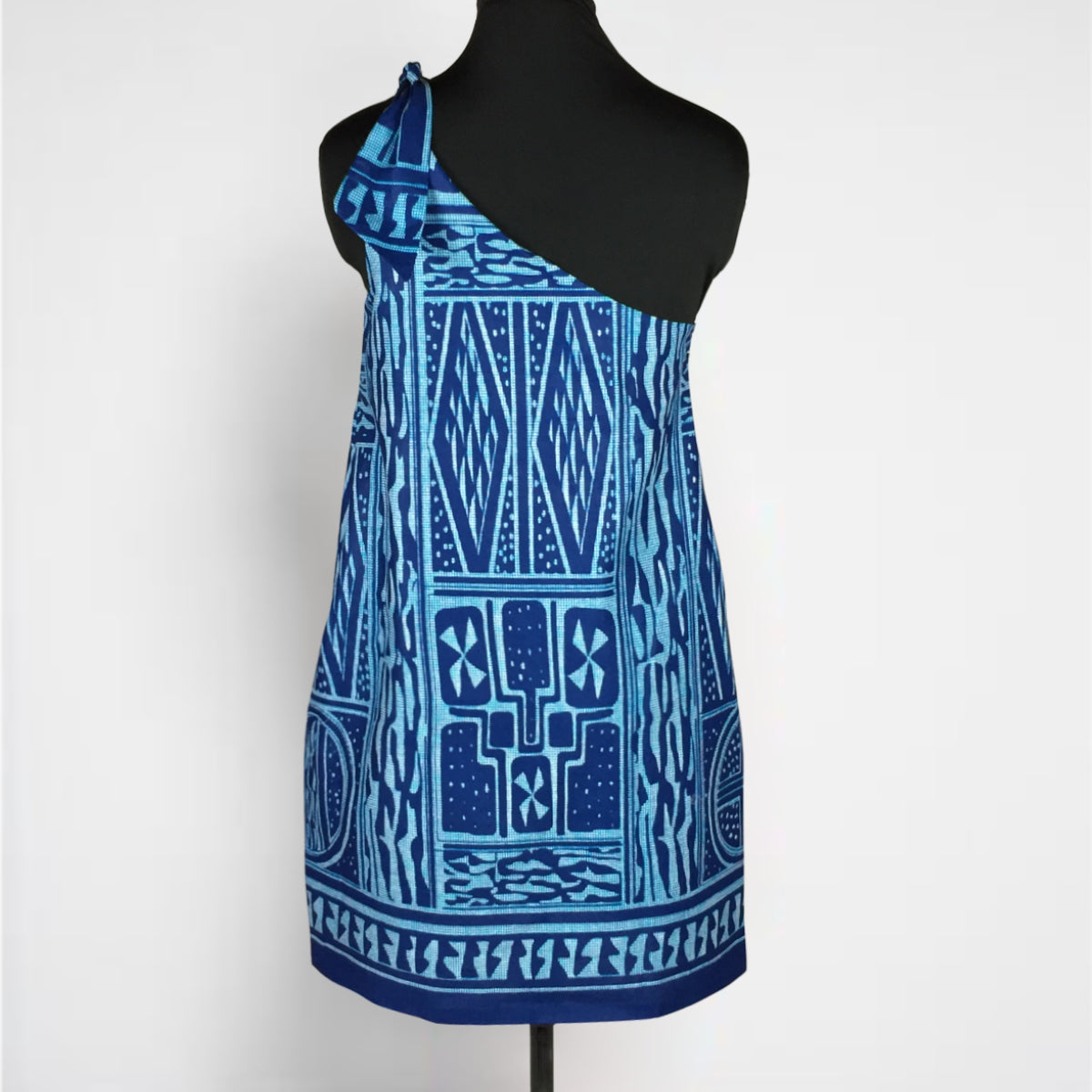 african print shift dress