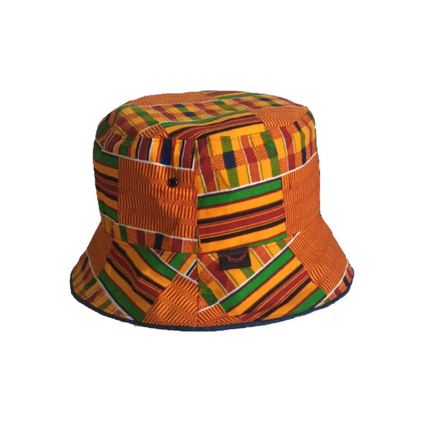 Kente Bucket Hat | Ankara Bucket Hat | African Kente Print Bucket Hat - Kayarize