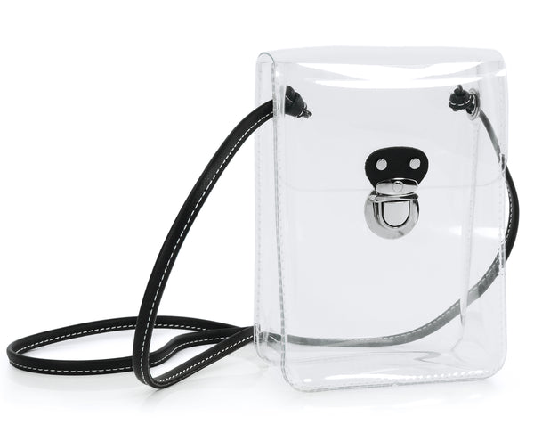 Clear Mini Cross Body Single Shoulder Bag for Stadium Approved – Hoxis Bags