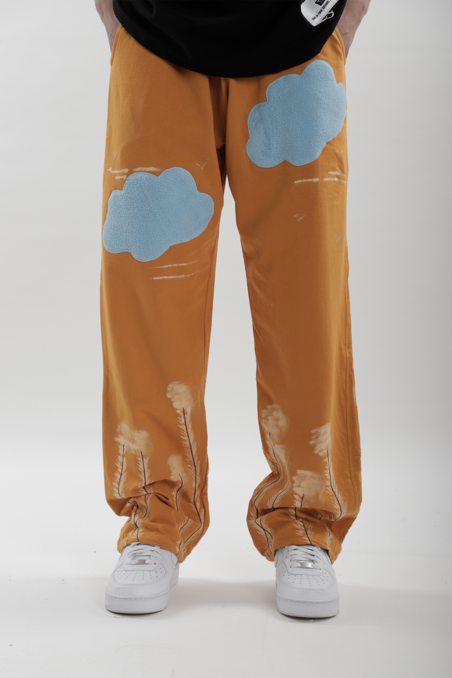 Bleached Floral Joggers