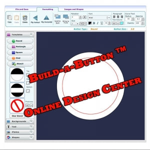 Build-a-Button Online Design Center