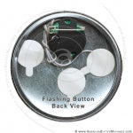 Flashing led trio button back 2
