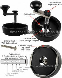 Using Adjustable Circle Cutters for Buttons, Crafts, Projects