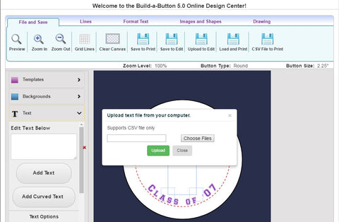 CSV Custom Buttons Step 4