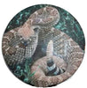 Rattlesnake Shaker Button