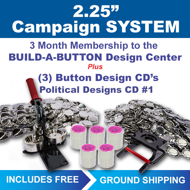 2.25 Professional Campaign Button Maker Kit