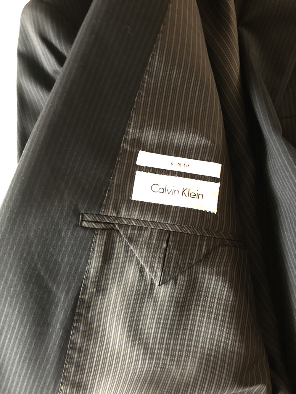 calvin klein mens suits