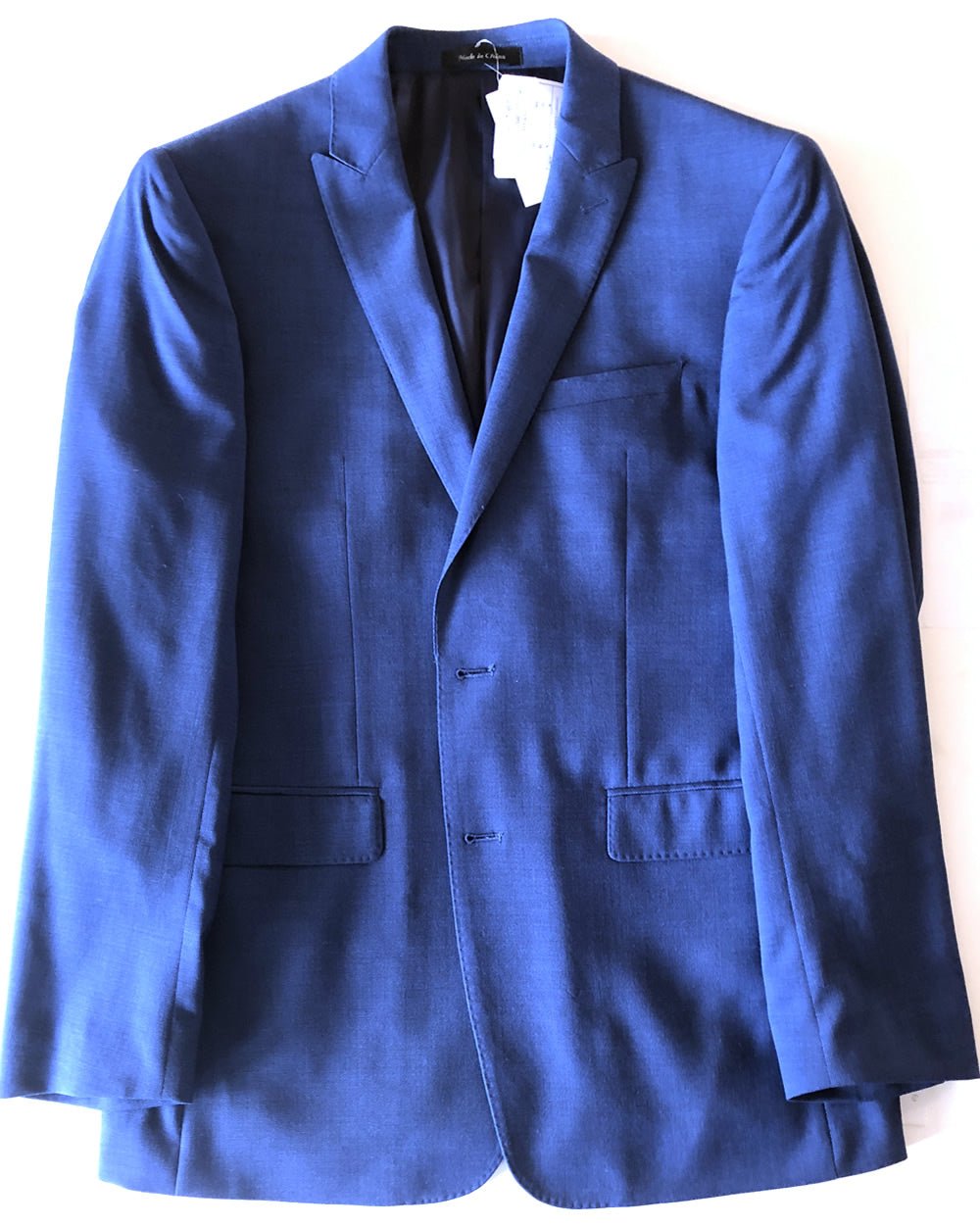 calvin klein navy blue suit