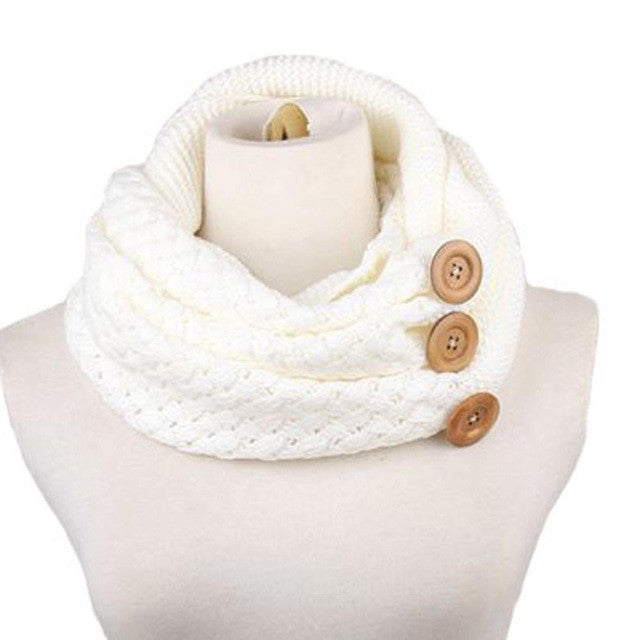 knitted neck scarf