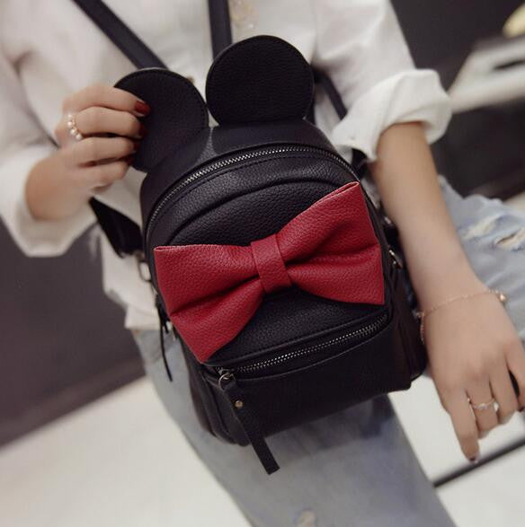 SALE - Disney Minnie Mickey Mouse Ears Bow Mini Backpack Bag- Availabl ...