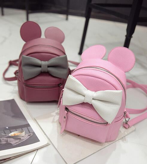 SALE - Disney Minnie Mickey Mouse Ears Bow Mini Backpack Bag- Availabl ...