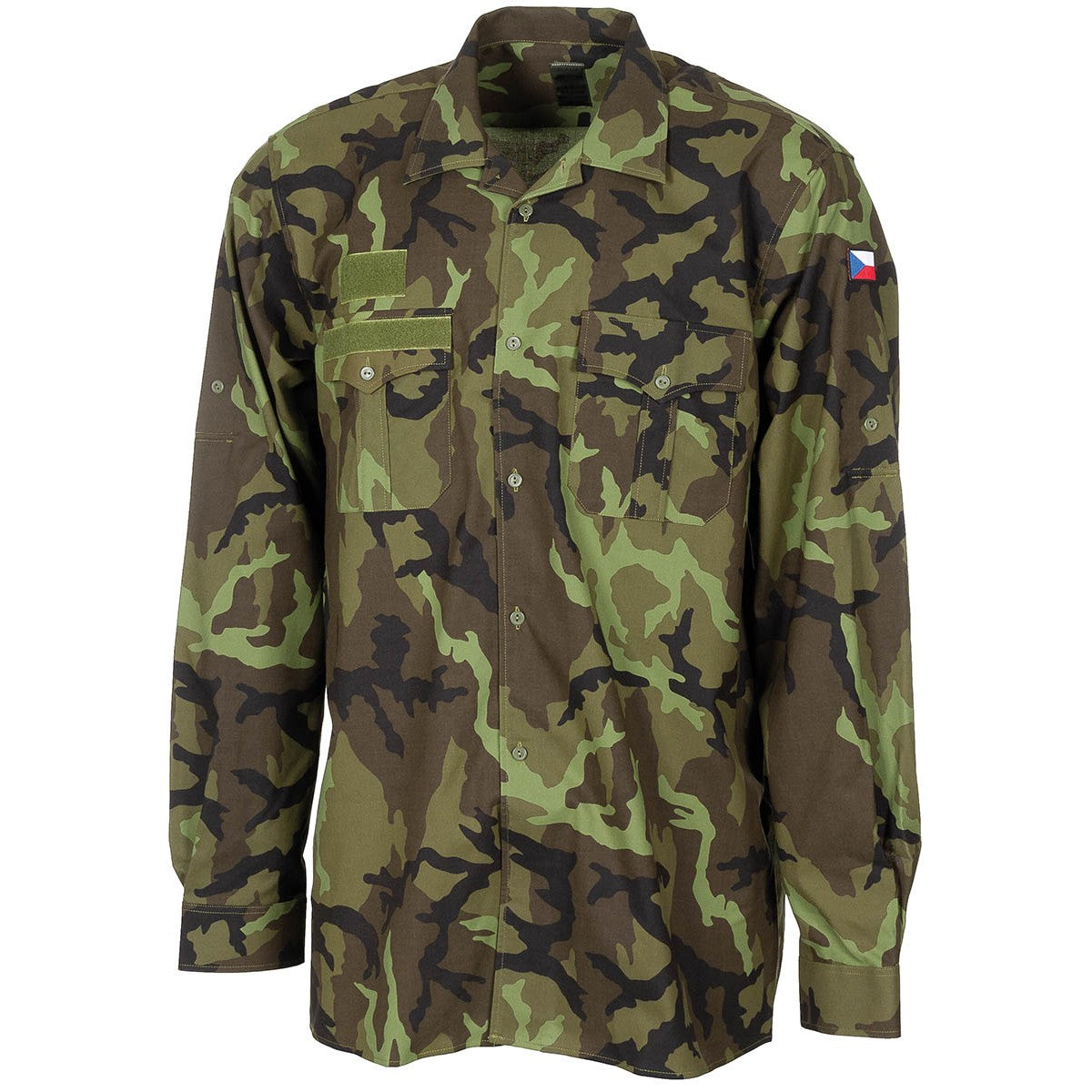 Czech M95 Woodland Camouflage Shirt- Unissued – Mike's Militaria
