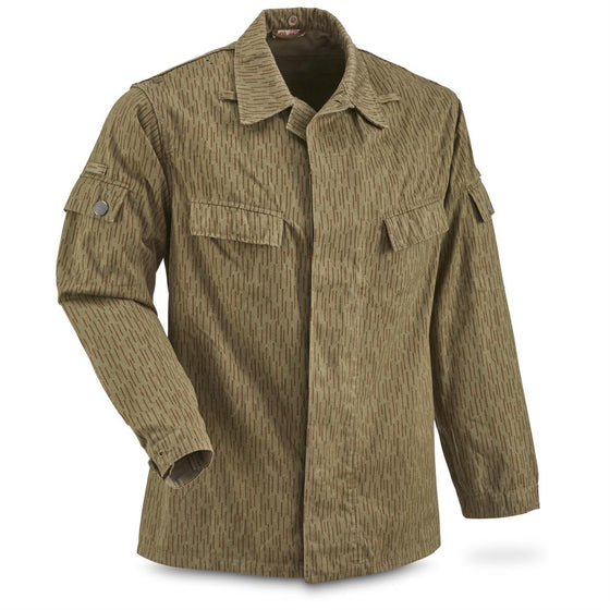 East German Strichtarn Rain Camo Field Shirt- Used – Mike's Militaria