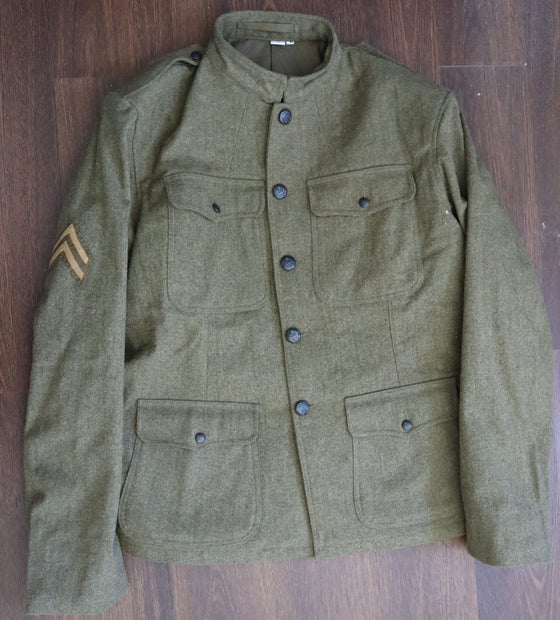 WW1 U.S. M1912 Wool Service Coat- Reproduction- Size 50