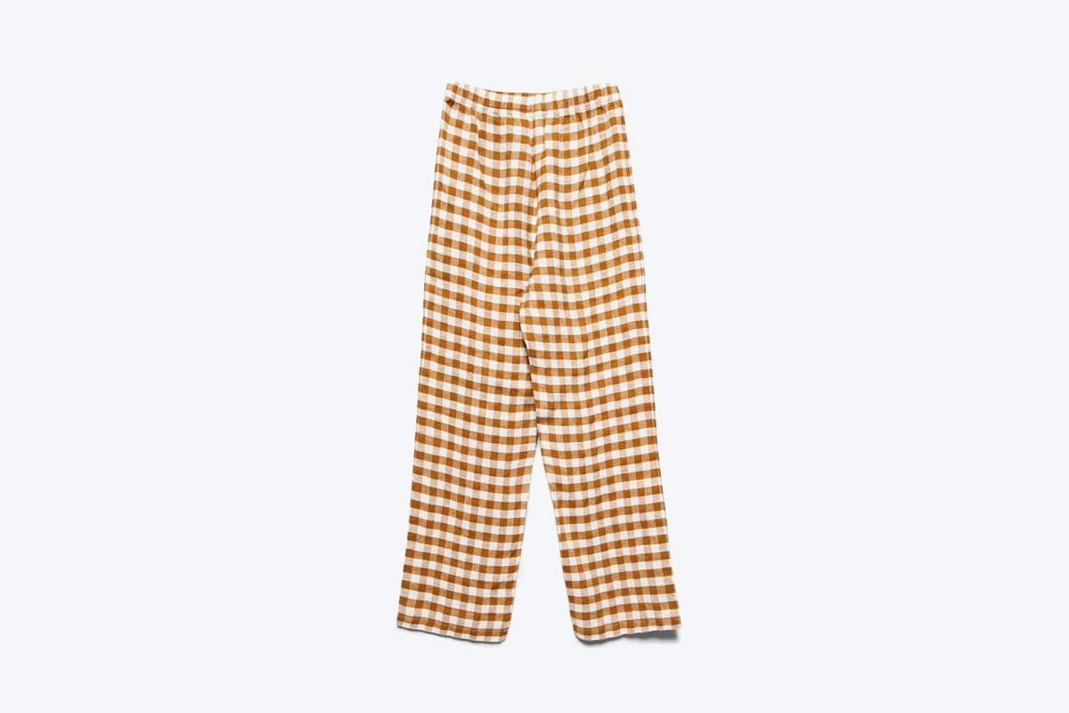 GINGHAM BENI PANT