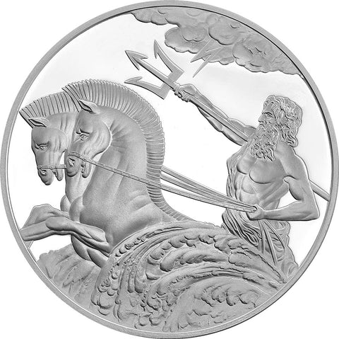 2017 Tokelau 1 Ounce Poseidon Silver Proof Coin - Art in Coins