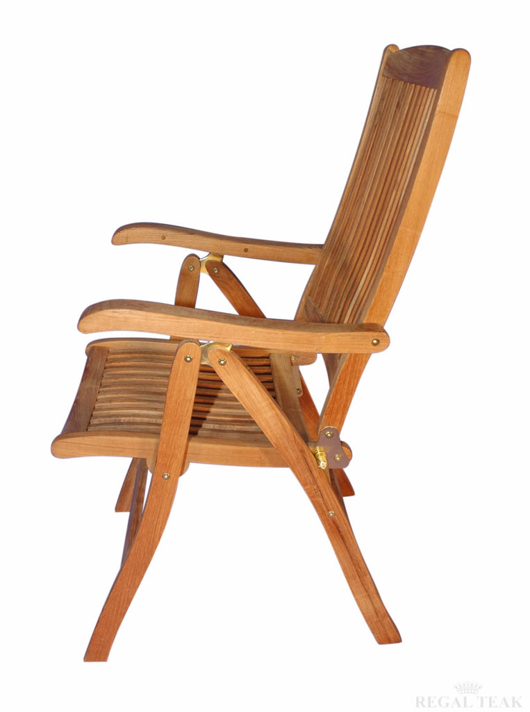 Regal Teak Salisbury Teak Reclining Chair Two Chairs Order Now For The Adirondack Market