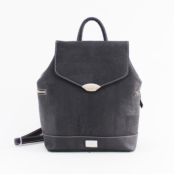 Luxury Designer Vegan Eco-Friendly Pinatex Backpack in Black – Beyond Bags