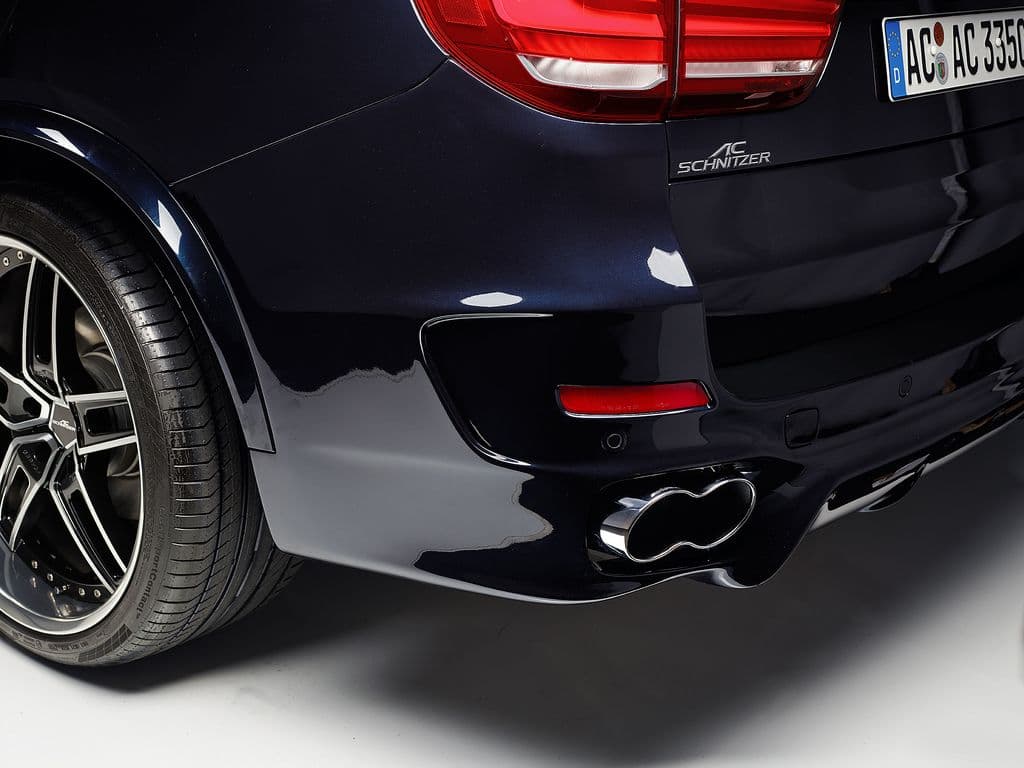 AC Schnitzer BMW F15 M Sport Exhaust Silencer with Racing Tailpipes (X5 30d, X5 35i & X5 40dx) - ML Performance UK