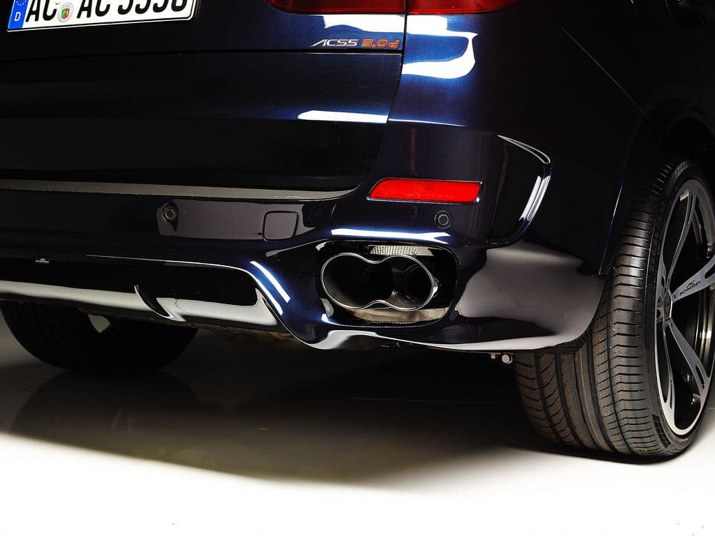 AC Schnitzer BMW F15 M Sport Exhaust Silencer with Racing Tailpipes (X5 30d, X5 35i & X5 40dx) - ML Performance UK