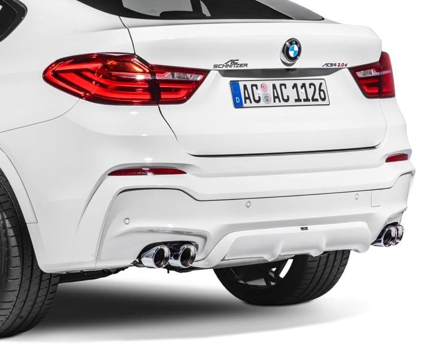 AC Schnitzer BMW F26 M Sport Rear Diffuser (Inc. X4 28ix, X4 30dx, X3 35ix & X4 M40ix) - ML Performance UK