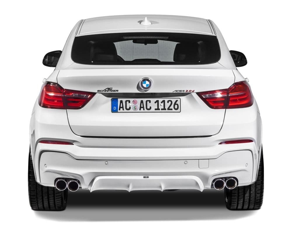 AC Schnitzer BMW F26 M Sport Rear Diffuser (Inc. X4 28ix, X4 30dx, X3 35ix & X4 M40ix) - ML Performance UK