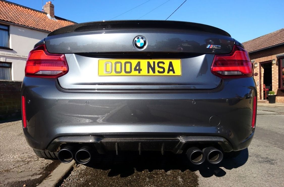 AC Schnitzer BMW F87 Sport Ceramic Black Tailpipe Set (M2 & M2 Competition) - ML Performance UK