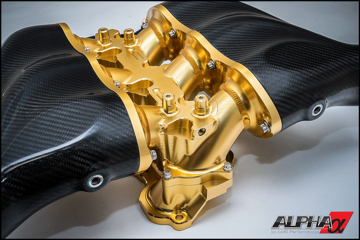 AMS Performance Nissan R35 GT-R ALPHA Performance Carbon Fibre Intake Manifold - ML Performance UK