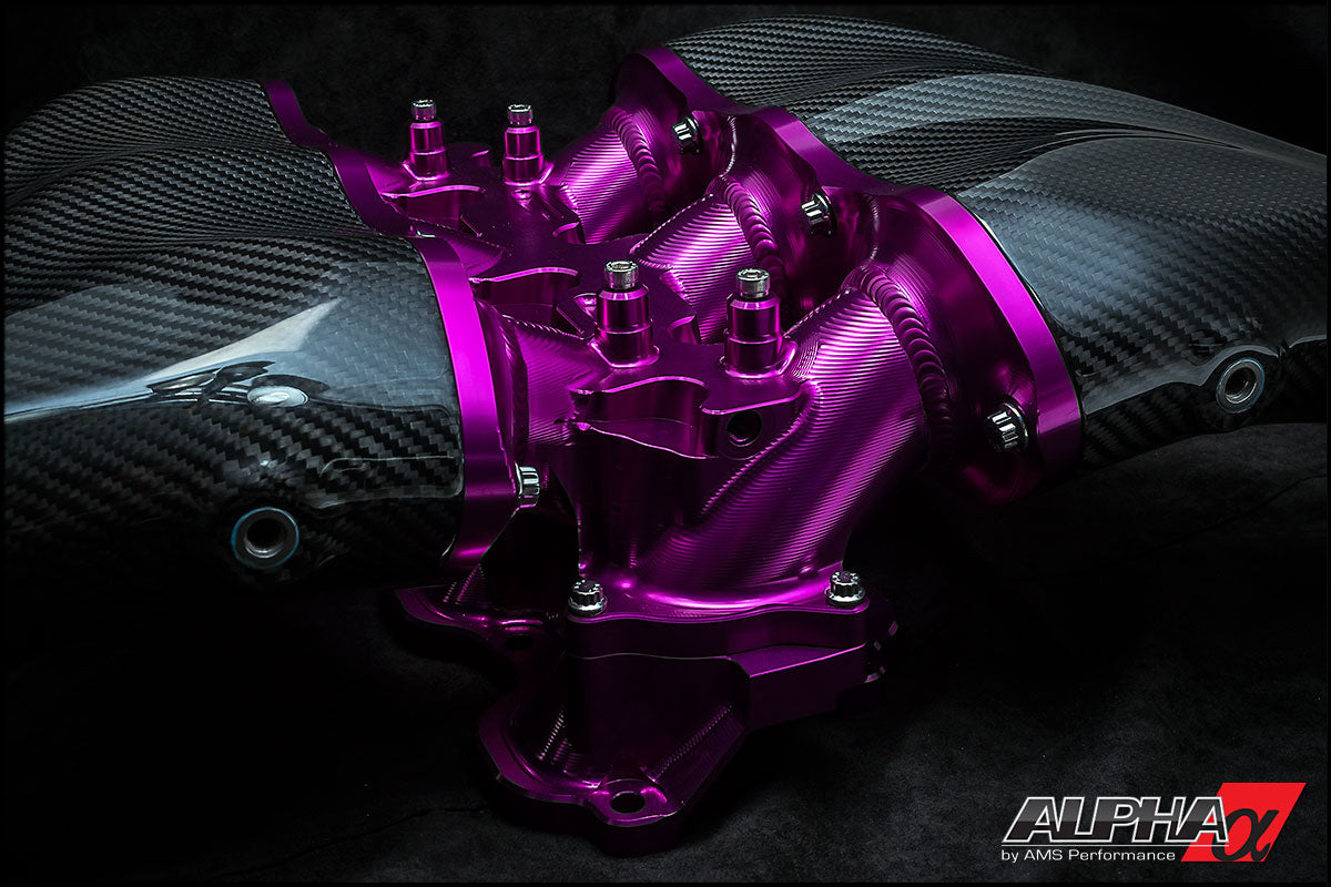 AMS Performance Nissan R35 GT-R ALPHA Performance Carbon Fibre Intake Manifold - ML Performance UK