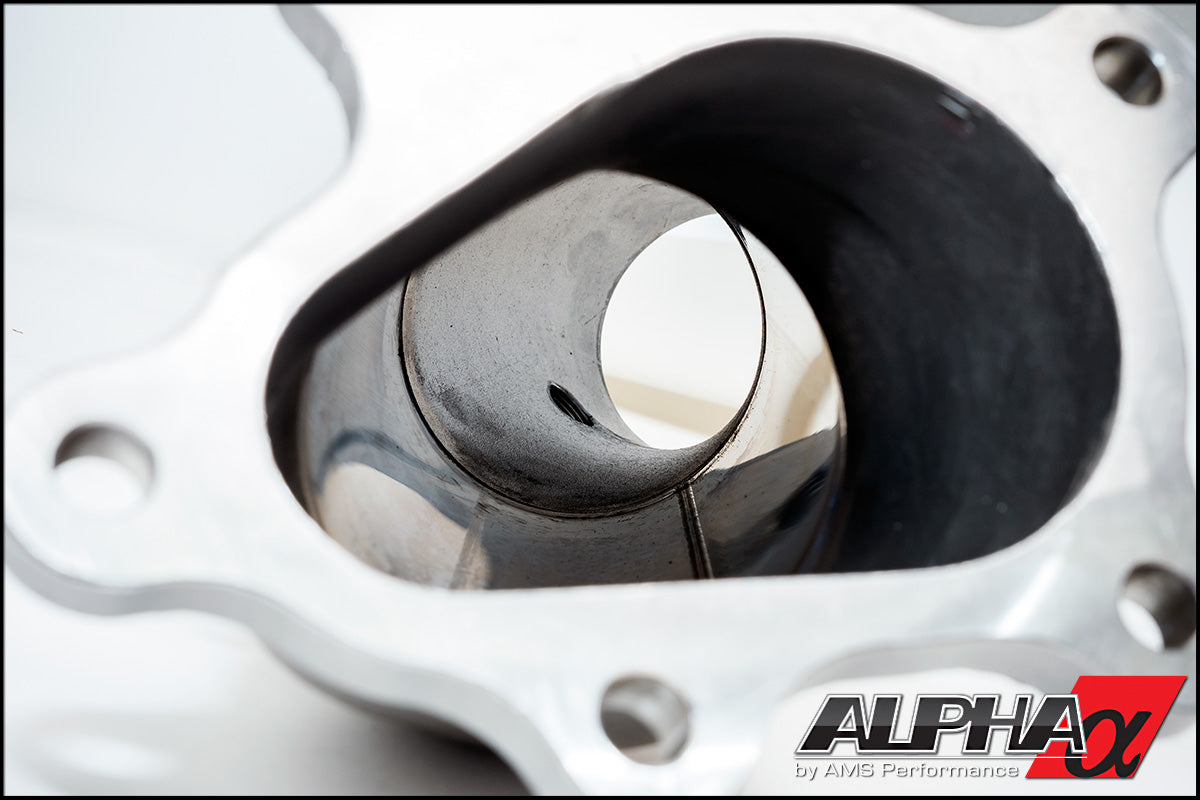 AMS Performance Nissan R35 GT-R ALPHA Performance Cast Widemouth Race Downpipes - ML Performance UK