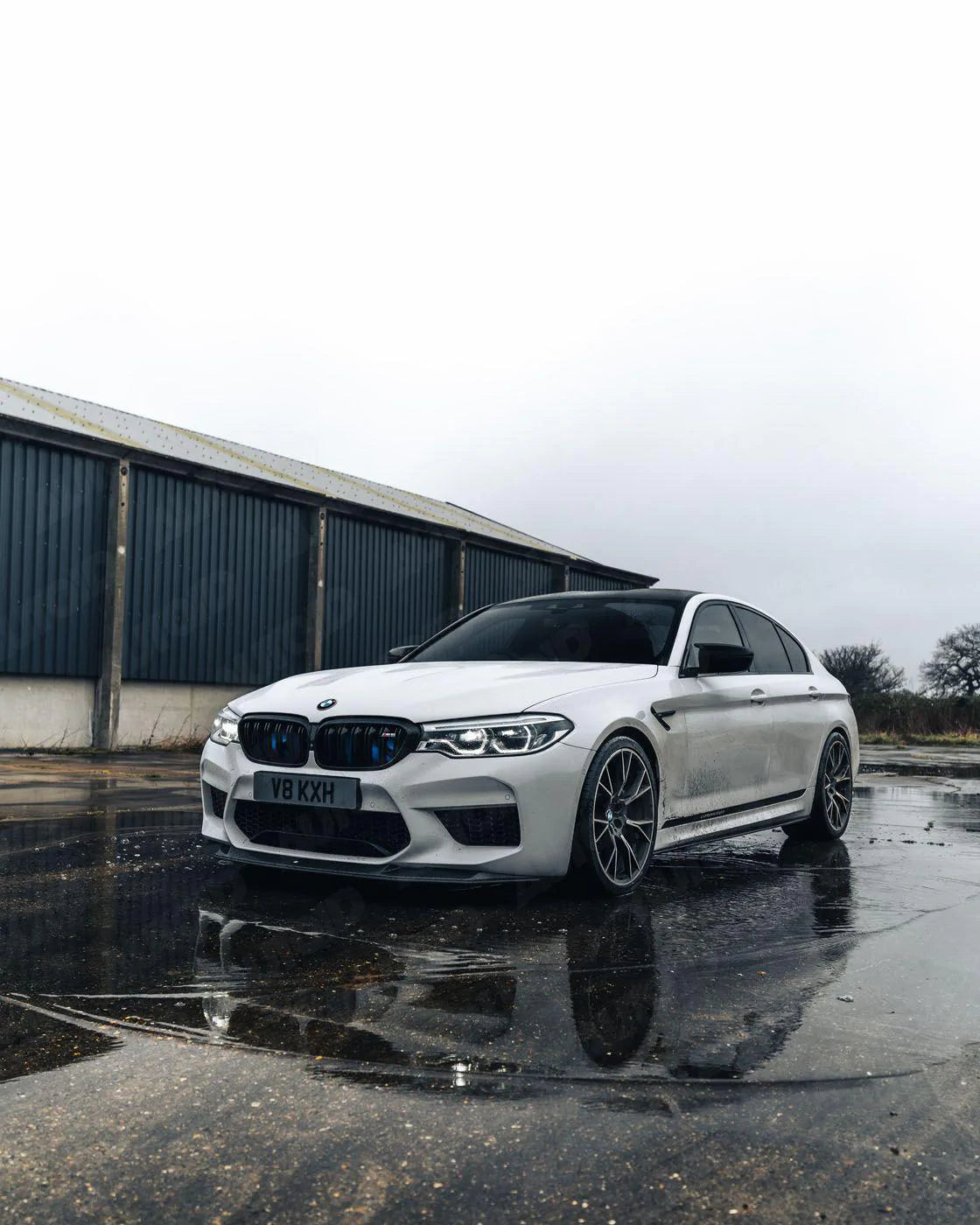 AUTOID BMW F90 M5 Carbon Fibre Competition Front Lip Splitter - ML Performance UK