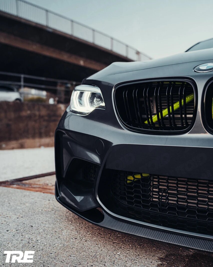 AUTOID BMW F87 M2 LCI TRE Carbon Fibre Front Splitter - ML Performance UK