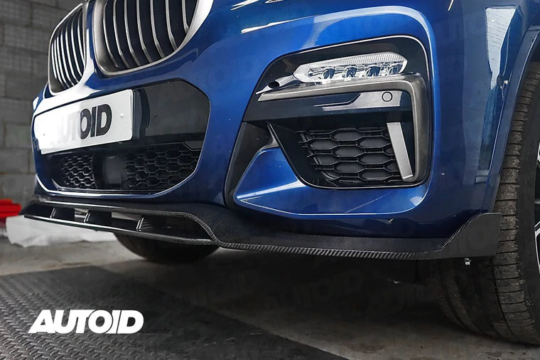 AUTOID BMW G01 G02 Carbon Fibre Front Splitter (X3 M40dx, X3 M40ix, X4 M40dx & X4 M40ix) - ML Performance UK