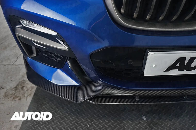 AUTOID BMW G01 G02 Carbon Fibre Front Splitter (X3 M40dx, X3 M40ix, X4 M40dx & X4 M40ix) - ML Performance UK