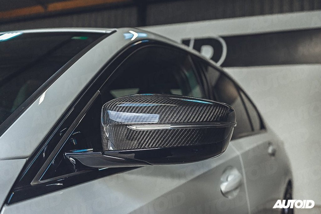 AUTOID BMW G15 G20 G30 G32 TRE Pre-preg Carbon Fibre Wing Mirror Covers (Inc. 320i, 525d, 640i & M850ix) - ML Performance UK