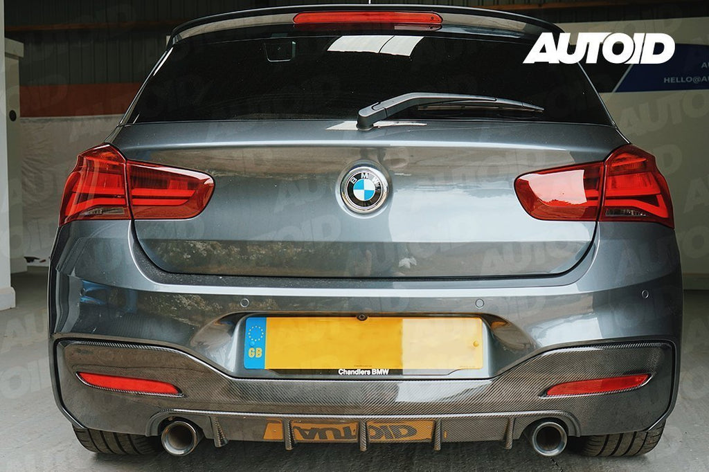 AUTOID BMW F20 F21 TRE Carbon Fibre Performance Rear Diffuser (M135i & M140i) - ML Performance UK