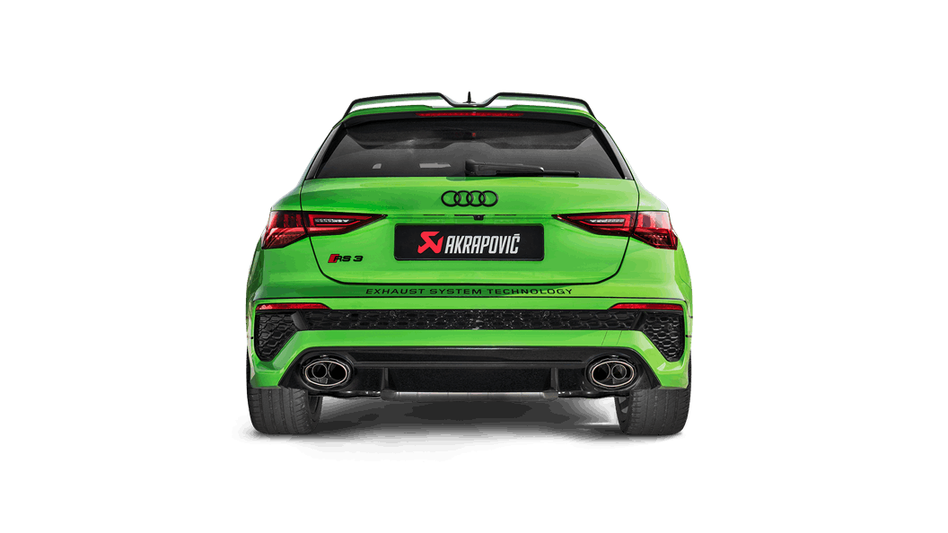 Akrapovič Audi 8Y RS3 Evolution Line Titanium Cat-Back Exhaust System - Nforcd UK