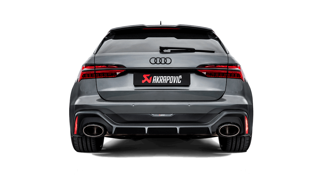 Système d'échappement en titane Akrapovic Audi C8 Evolution Line (RS 6 Avant & RS 7 Sportback) -