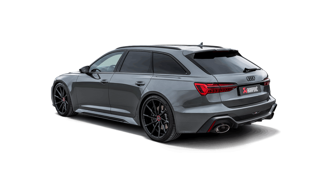 Système d'échappement en titane Akrapovic Audi C8 Evolution Line (RS 6 Avant & RS 7 Sportback) -