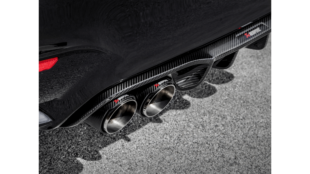 Akrapovic BMW F80 F82 F83 High Gloss Rear Carbon Fiber Diffuser (M3 & M4) - 