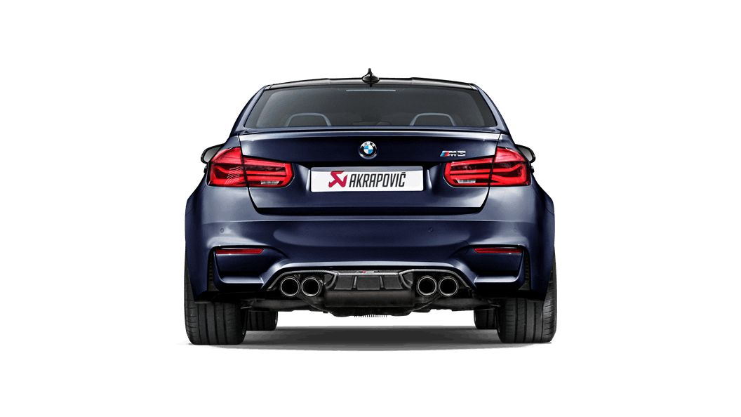 Akrapovic BMW F80 F82 F83 Diffuseur arrière en fibre de carbone haute brillance (M3 et M4) -