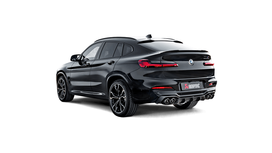 Akrapovic BMW F98 X4 M Diffuseur arrière en fibre de carbone haute brillance -